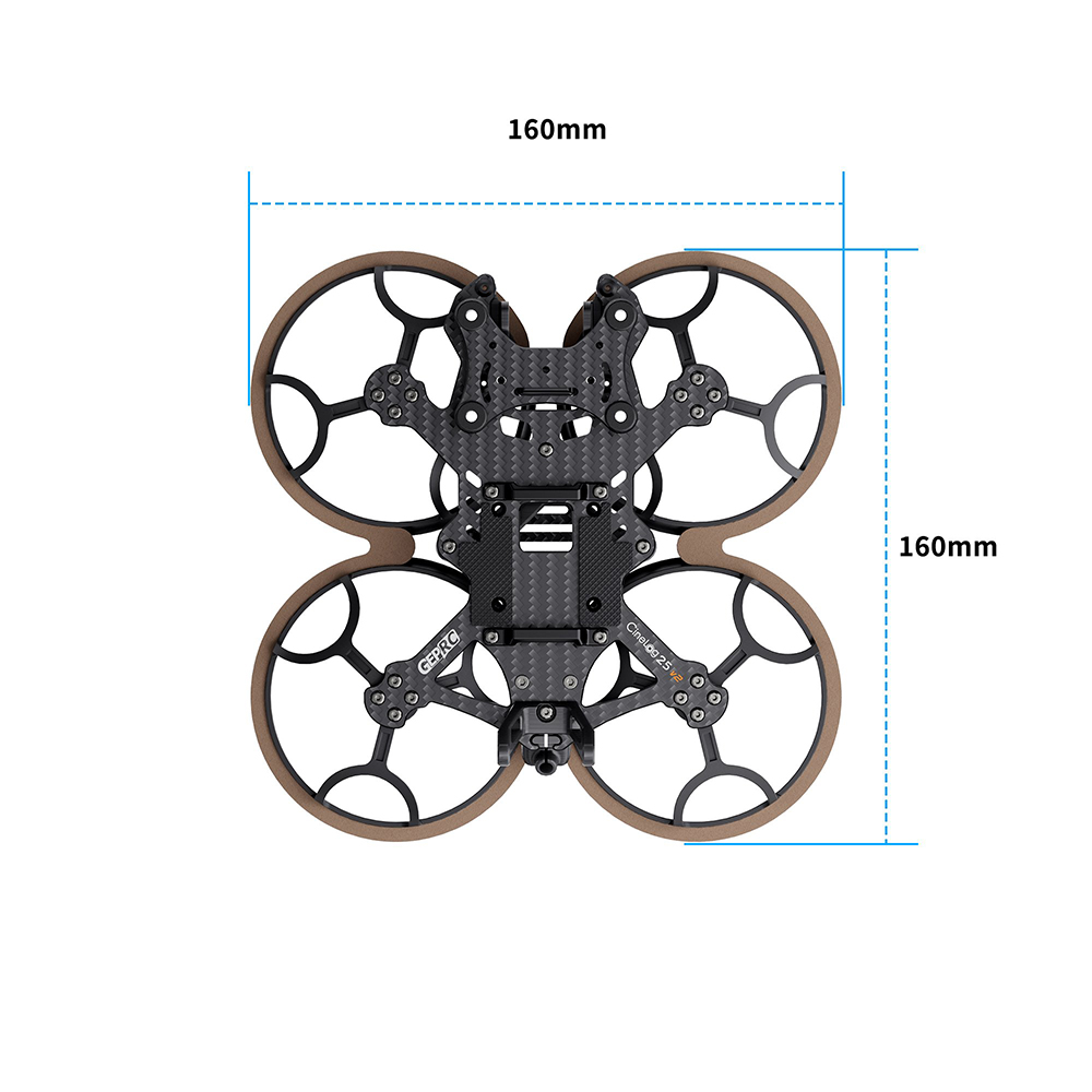 GEPRC-GEP-CL25-V2-114mm-Radstand-25-Zoll-Rahmenkit-fuumlr-Cinelog25-V2-Whoop-RC-FPV-Racing-Drohne-2003338-9